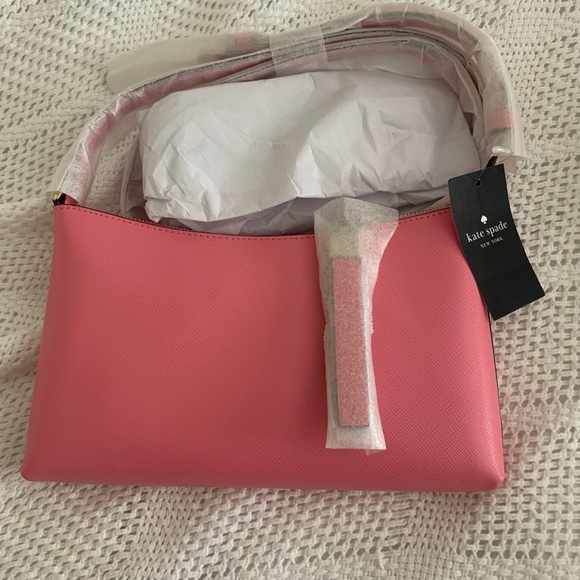 NWT Kate Spade Sadie Saffiano Leather Crossbody Handbag Blossom Pink - Picture 3 of 9
